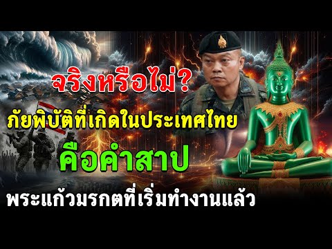 “จริงหรือไม่? ภัยพิบัติที่เกิดในประเทศไทย คือคำสาปพระแก้วมรกตที่เริ่มทำงานแล้ว”
