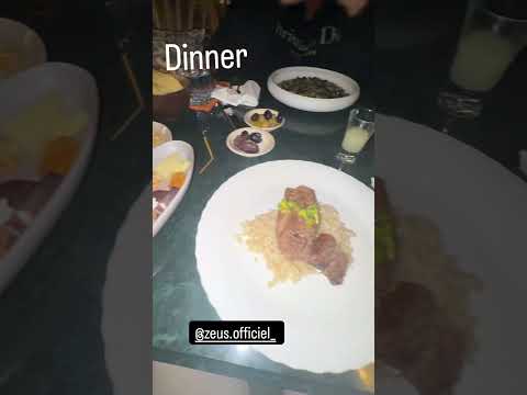 Zeus dinner in Dubai