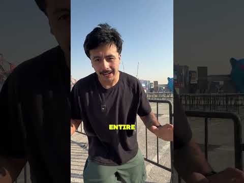 first in Line at Beast Land #mrbeast