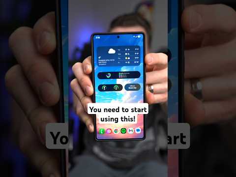 Widget Stacking is magic on Galaxy phones!