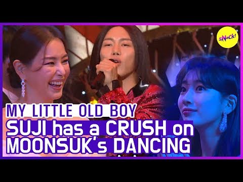 [HOT CLIPS] [MY LITTLE OLD BOY] | SUJI has a crush on MOONSUK's DANCING💕 (ENG SUB)