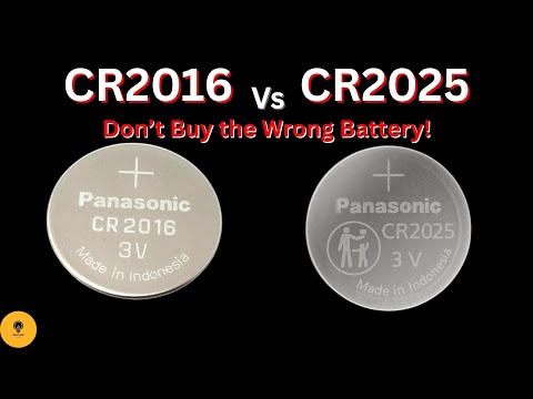 CR2025 vs CR2016 — Don’t Buy the Wrong Battery