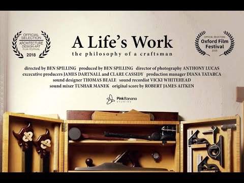 A Life's Work: The Philosophy of a Craftsman