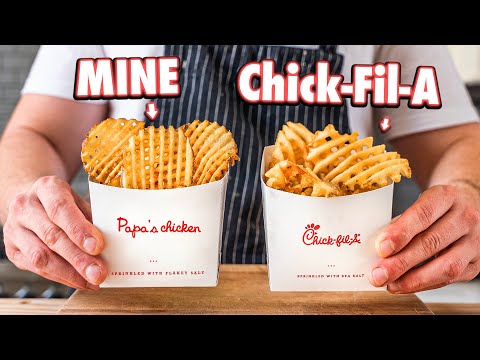 Making Chick-Fil-A Waffle Fries At Home | But Better
