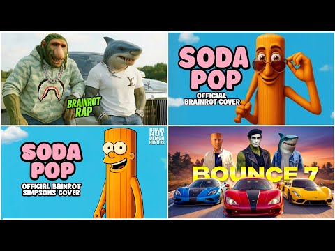 Soda Pop Brainrot 🧠🔥 | Rap, Cars & Bounce Chaos