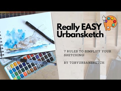 Easy Urbansketching Tutorial - 7 Tips for Simplifying Your Sketch...but still producing awesome art!
