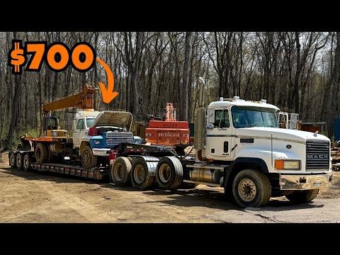 Will this $700 Auction Crane Truck Run and Drive To it new home? (SOLD)