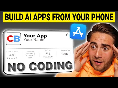 The EASIEST Way To Build a Mobile App From Your Phone in Minutes (mobile no code app builder)