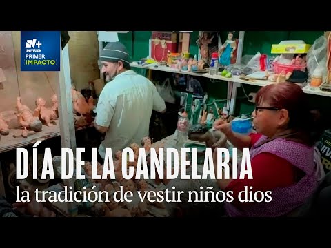 Así restauran figuras de Niño Jesús en México previo al Día de la Candelaria