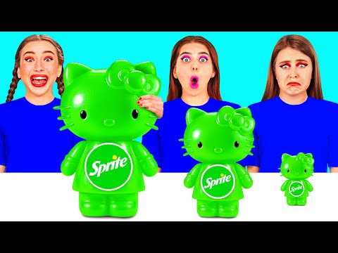 Big, Medium and Small Plate Challenge | Epic Food Battle