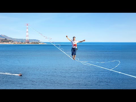 World Record Longest Slackline Attempt