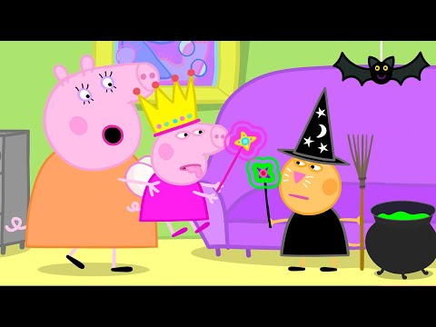 Peppa Pig Becomes an EVIL Wicked Witch! 💚💖 Fancy Halloween Party | Full Episodes | Cartoon | 20 Mins