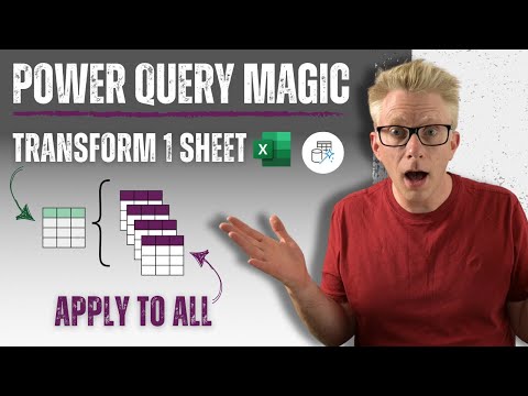 Combine Multiple Excel Sheets with a Transform Sample Sheet in Power Query