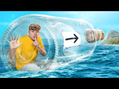 Ich VERSCHICKE mich selbst per FLASCHENPOST! 🌊🤯