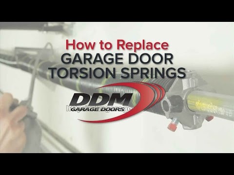 How To Replace Garage Door Torsion Springs