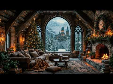 Ultimate Winter Ambience ❄️🔥🌲 | Fireplace Crackles & Snowfall for Sleep and Calm