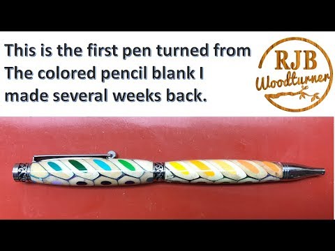 Making a Chicline Colored Pencil Pen for my Wife