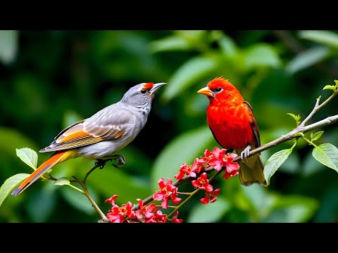 Beautiful Relaxing Piano and Bird Sounds – Calm Nature Sleep Music for Deep Rest, Meditation