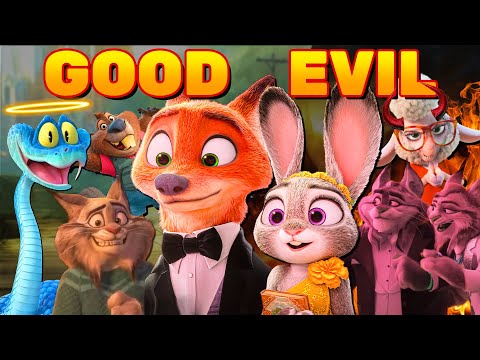 Disney's Zootopia 2 Characters: Good to Evil