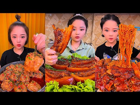 Real Mukbang :) spicy Pork Bellly Soothing Sounds While Enjoying Delicious 먹방 모음이 팅쇼 리얼 사운드 #1490
