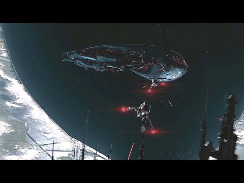 UNSC Spirit of Fire vs Banished Battle Cinematic Scene 4K ULTRA HD