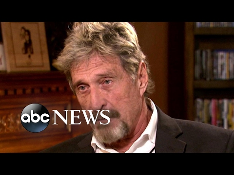 The wild life of John McAfee, mysterious cybersecurity pioneer