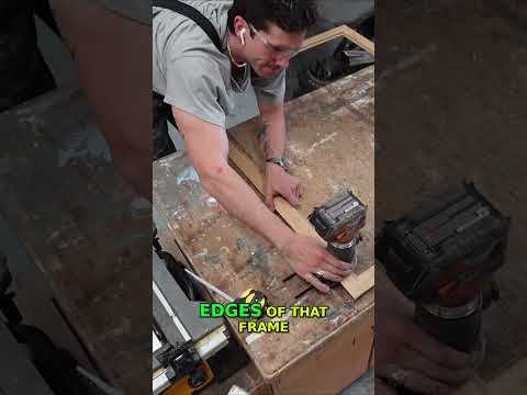 DIY tv frame made out of an old picture frame!