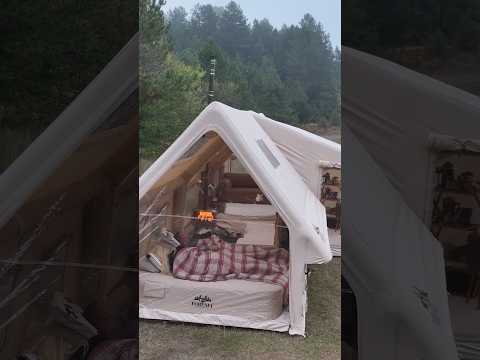 3 ODALI ÇADIRIMIZLA KAMP SABAHI