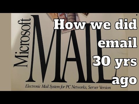 How we did email 30 years ago