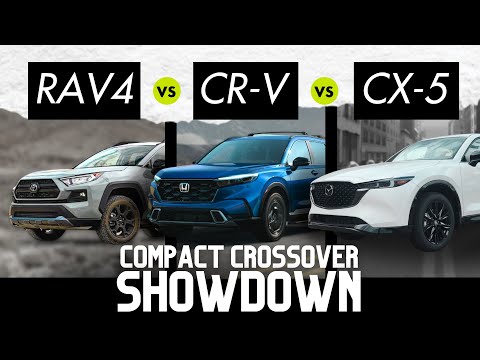 IN-DEPTH COMPARISON - All Specs, Trims, Base Model Differences & More! RAV4 vs CRV vs CX-5 for 2024