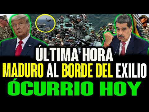 ¡ÚLTIMA HORA! MADURO AL BORDE DEL EXILIO: Las versiones que ponen a Venezuela en tensión máxima