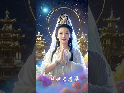 《南無觀世音菩薩聖號》慈悲能量，智慧之音#觀世音菩薩＃佛經#阿弥陀佛