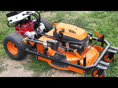 Homemade RC Hybrid Lawn Mower FPV