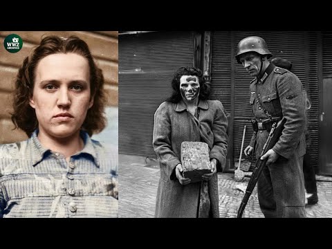 Public Execution of a Gestapo Informant Who Betrayed Her Own Town: Herta Kasparova