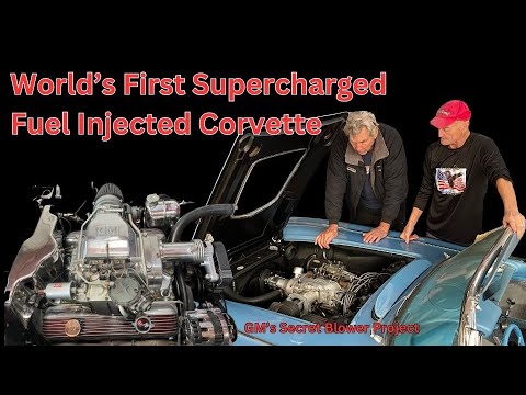 World's First Rochester Supercharged Fuel Injected Corvette. Zora Duntov's Engineering Marvel.