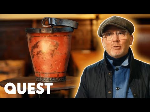 Drew Gets RARE Merryweather Fire Bucket Worth £700 Restored | Salvage Hunters: The Restorers