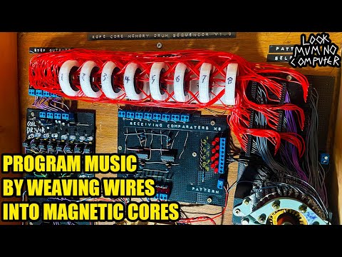 DRUM MACHINE USING NASA TECHNOLOGY - Rope Core Memory Sequencer
