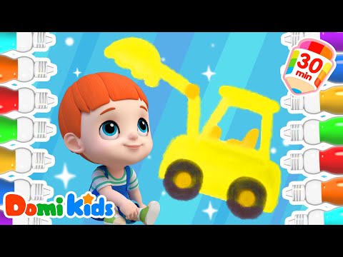 寶寶識顔色🩵🟡 | 寶貝多米萌趣大闖關✈🐒| 幼兒啓蒙知識動畫大全🦈 | 趣味認知游戲 | 寶貝多米益智