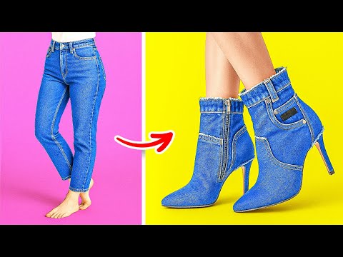 👖✨ ¡Transformación de jeans asombrosa! 🔥 Trucos de moda DIY que debes probar por YOWZA