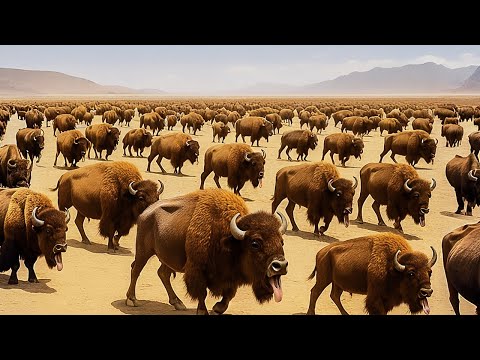 The U.S. Abandoned Hundreds of Bison In the Desert... 10 Years Later, This Happened