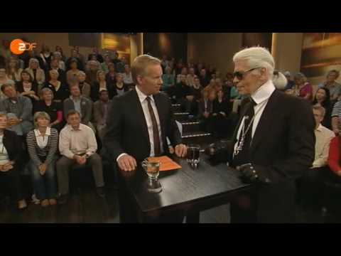 Karl Lagerfeld bei Johannes B. Kerner (2/8)