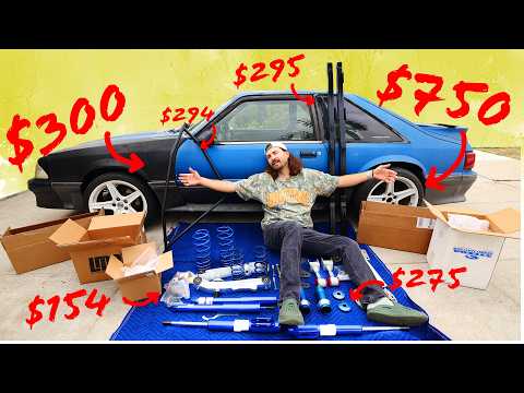 Installing $3000 in Mods on our $3000 Mustang
