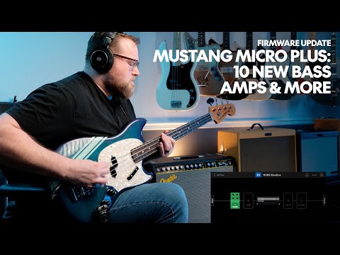 Mustang Micro Plus Firmware Update: Will Bennett tests out 10 New Bass Amps & More | Fender