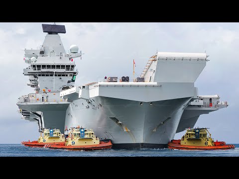 UK’s Largest Aircraft Carrier Ever Made in Action