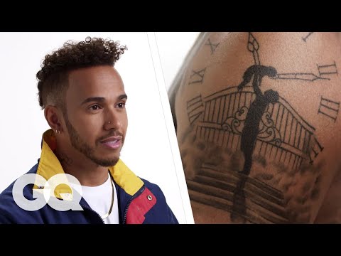 Lewis Hamilton Breaks Down His Tattoos | GQ