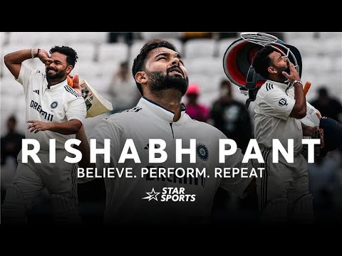BELIEVE : Setback to Centuries: Rishabh Pant’s Comeback Story | #ENGvIND