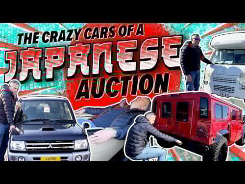 The CRAZY CARS for sale at Japanese car auctions