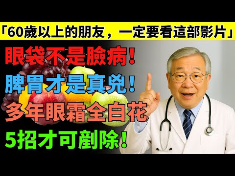 眼袋越長越大?醫師驚呼:根子竟不在臉!