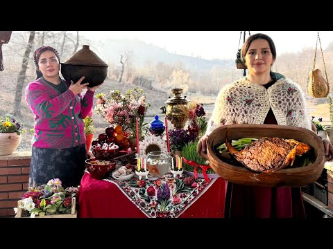 Making stuffed fish for the celebration of Chaharshanbe Suri