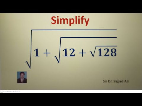 Simplify||A very very interesting square root problem||